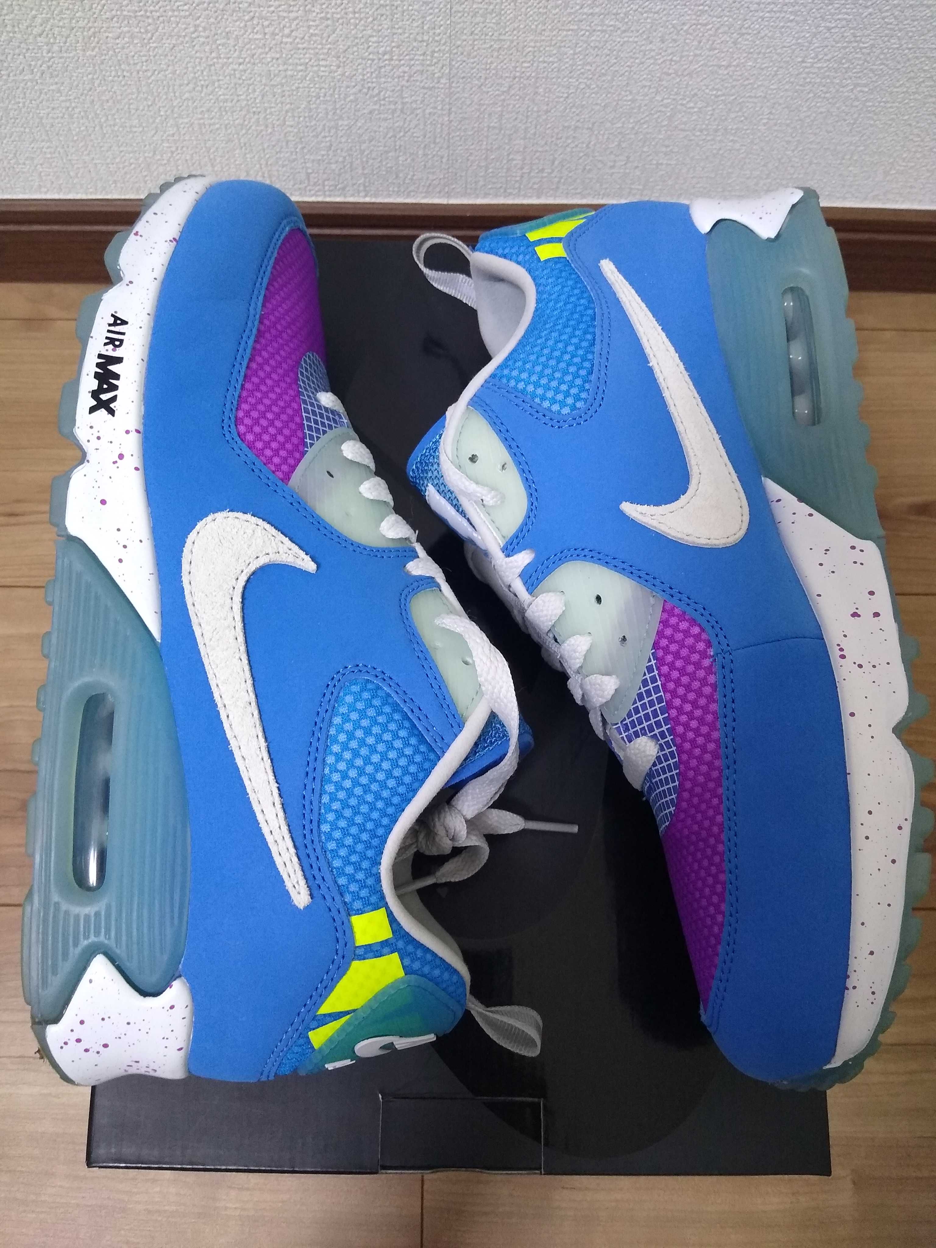 UNDEFEATED × Nike Air Max 90 "Blue/Purple"