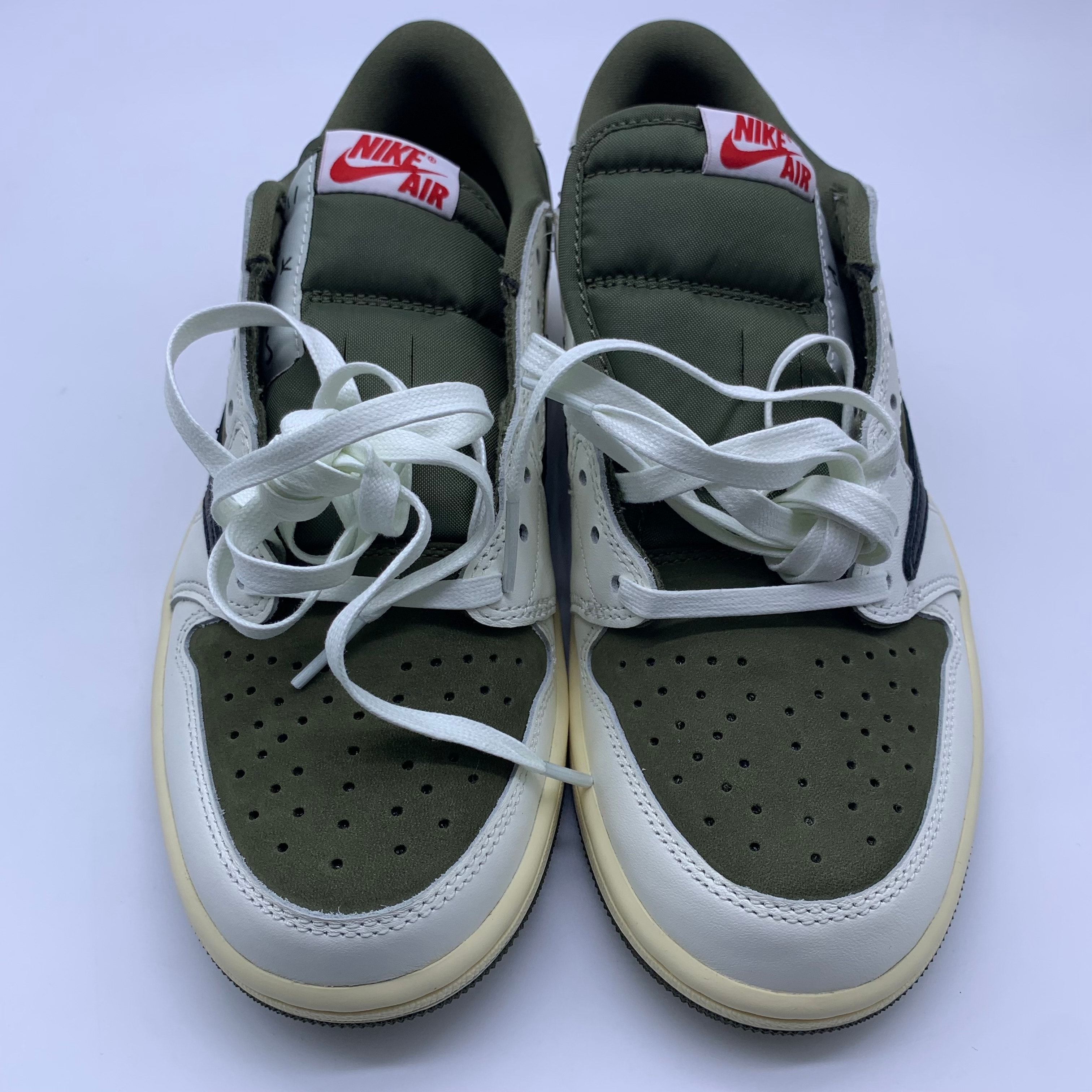 Travis Scott × Nike Air Jordan 1 Low OG SP "Reverse Olive"