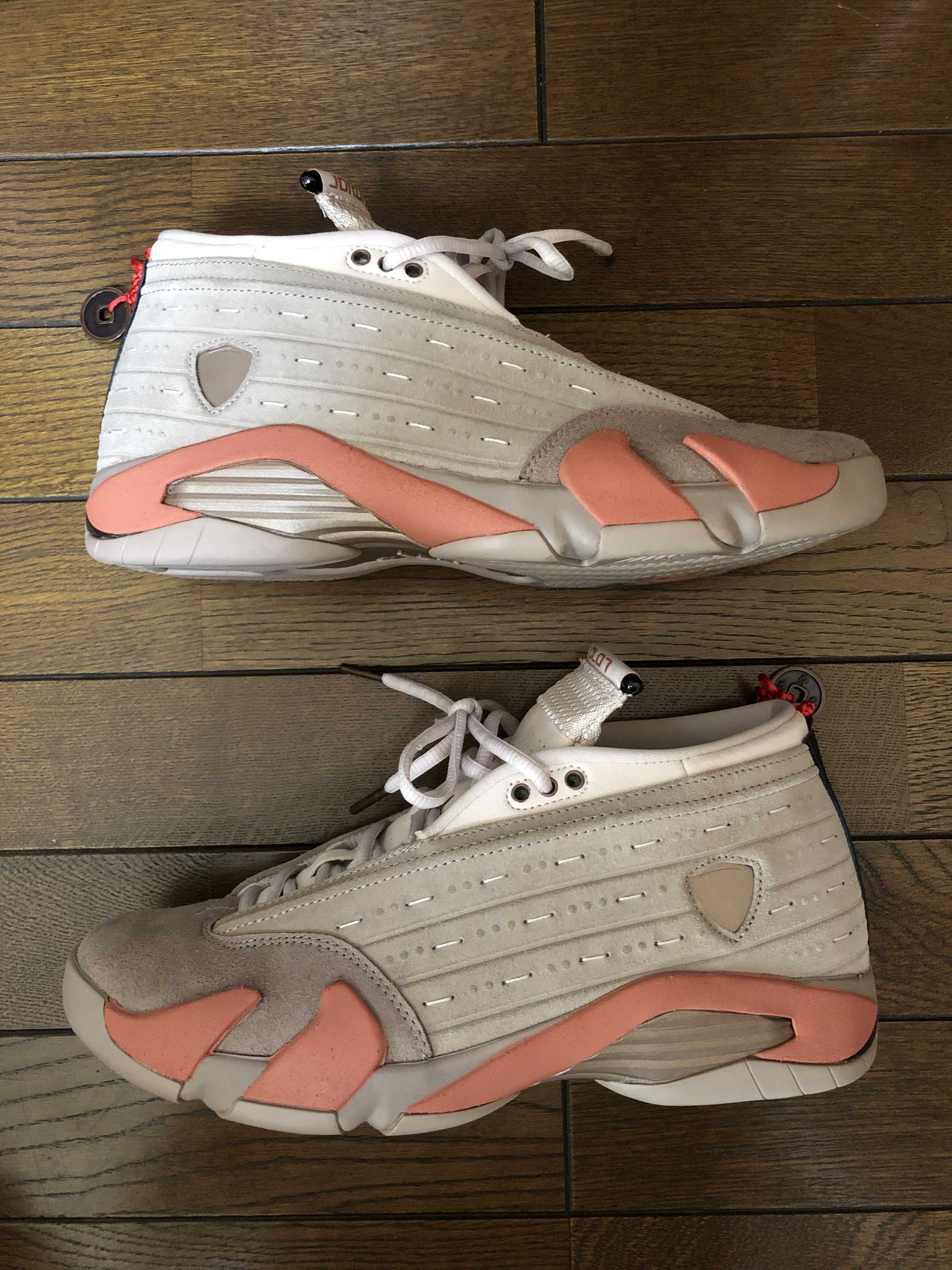 Clot × Nike Air Jordan 14 Low "Brown"