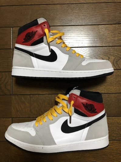 Nike Air Jordan 1 High OG "White/Black/Light Smoke Grey"