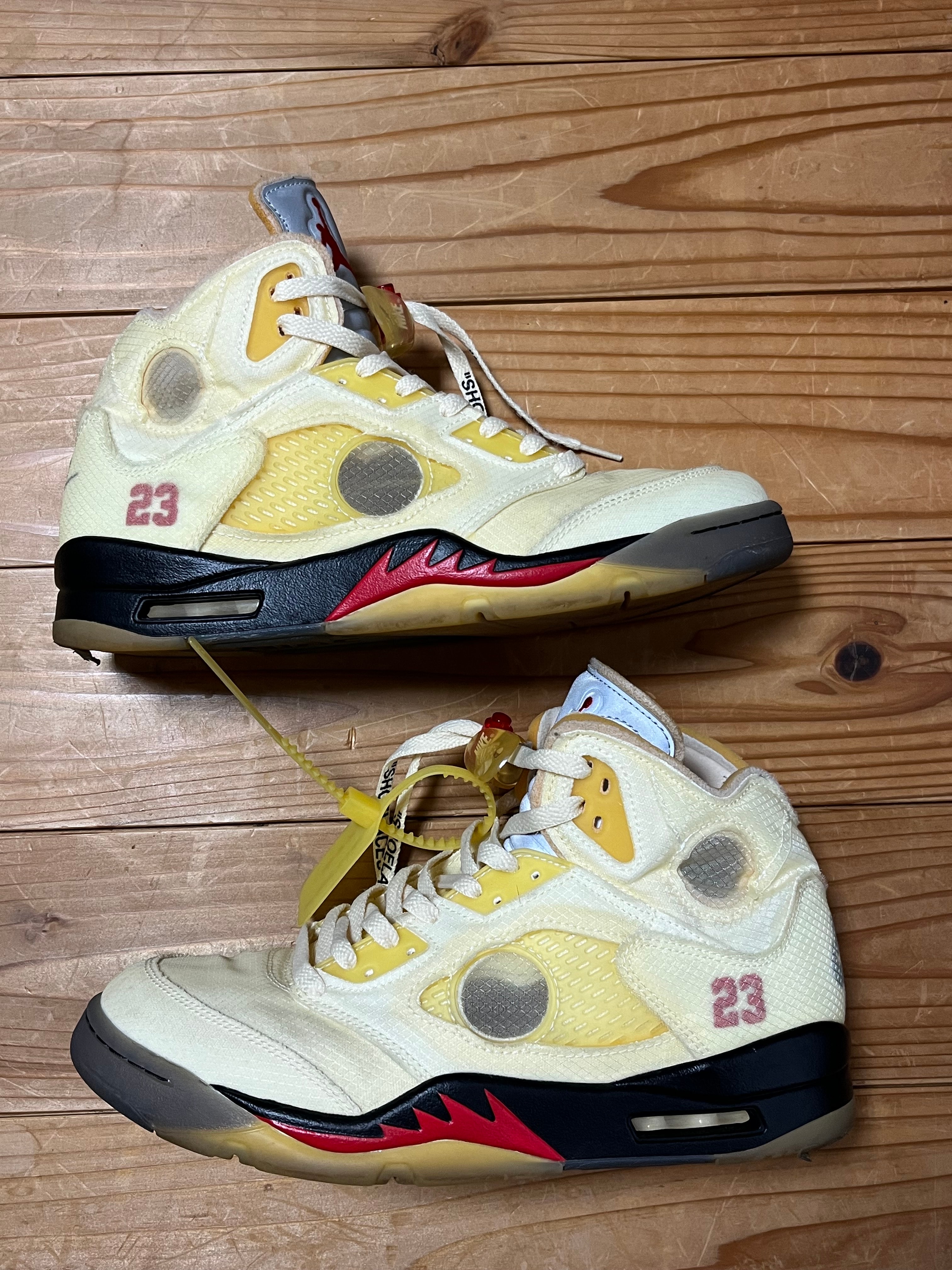 Off-White × Nike Air Jordan 5 "Sail"