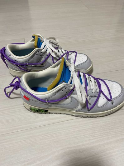 Off-White × Nike Dunk Low "Sail/Neutral Gray"