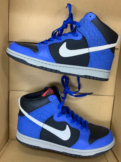 Nike Dunk High Premium "Black /Neutral Grey/Varsity Royal"