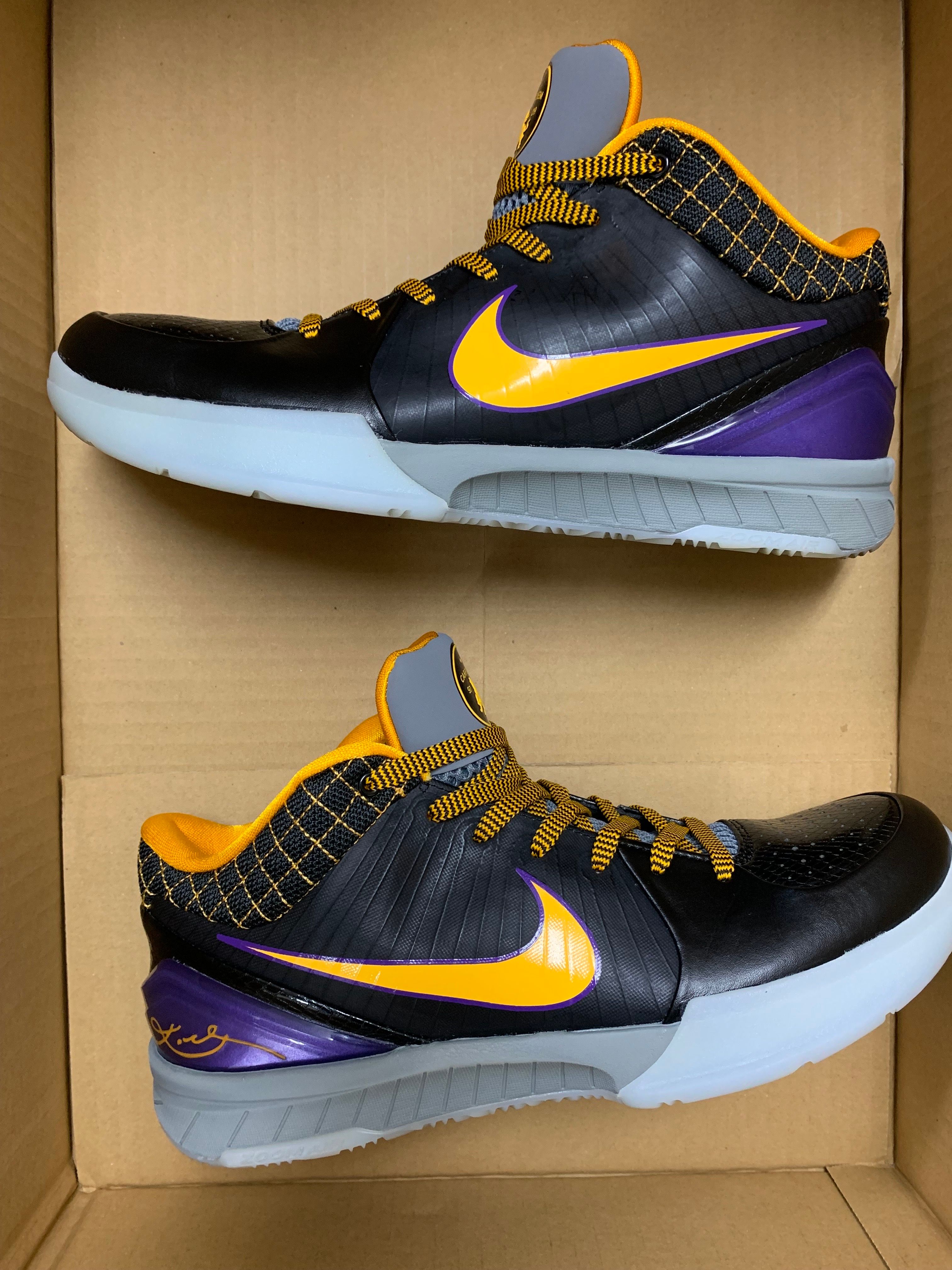 NIKE KOBE IV PROTRO "BLACK/DEL SOL"