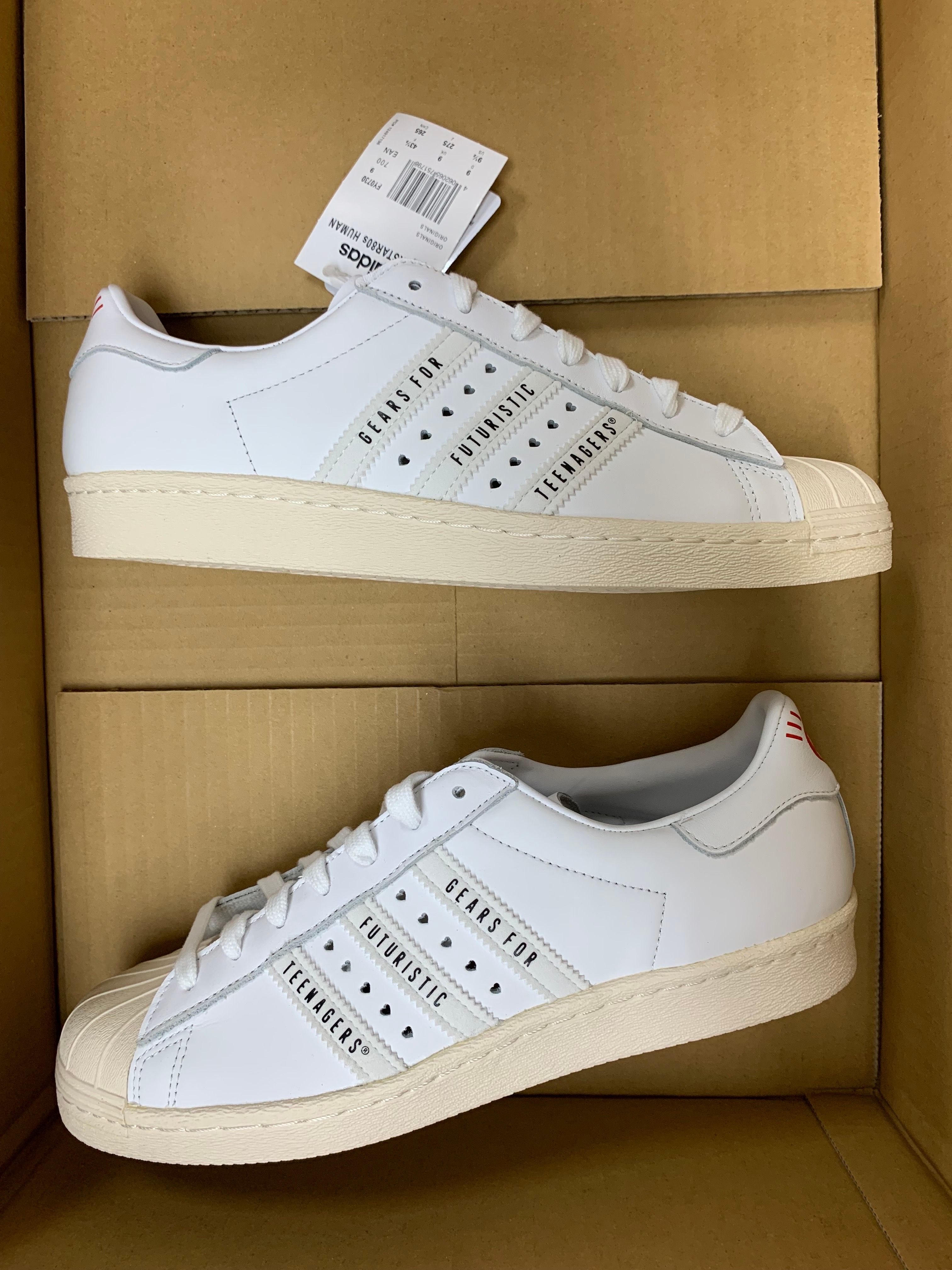 HUMAN MADE × adidas SUPERSTAR 80s "WHITE"