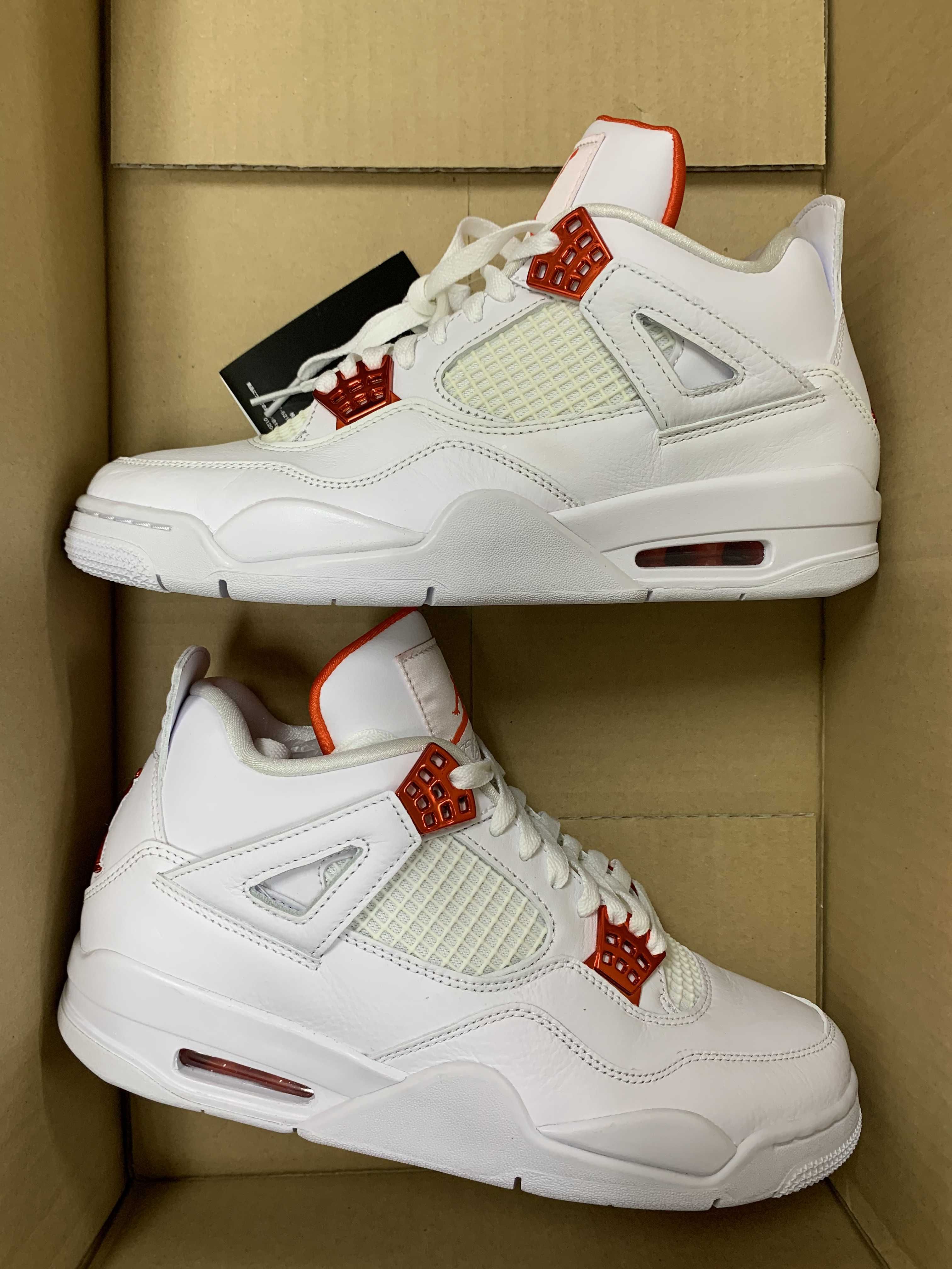 Nike Air Jordan 4 Retro "White/Team Orange"