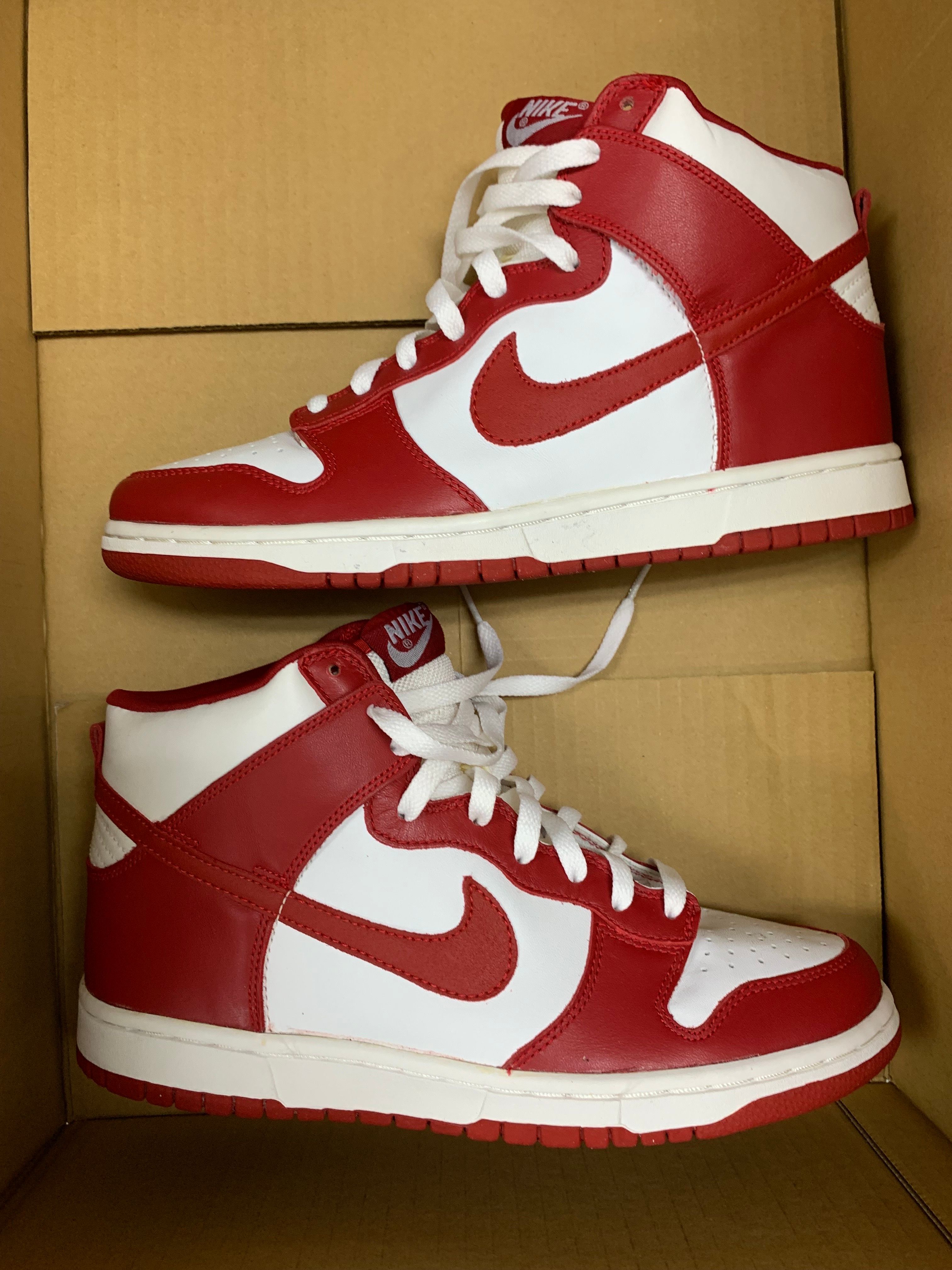 Nike Dunk High "Varsity Red/White"