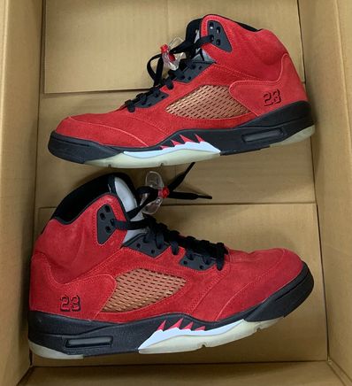 Nike Air Jordan 5 Retro DMP Raging Bull "Red Suede"