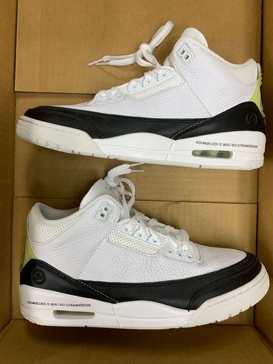 Fragment × Nike Air Jordan 3 "White/Black"