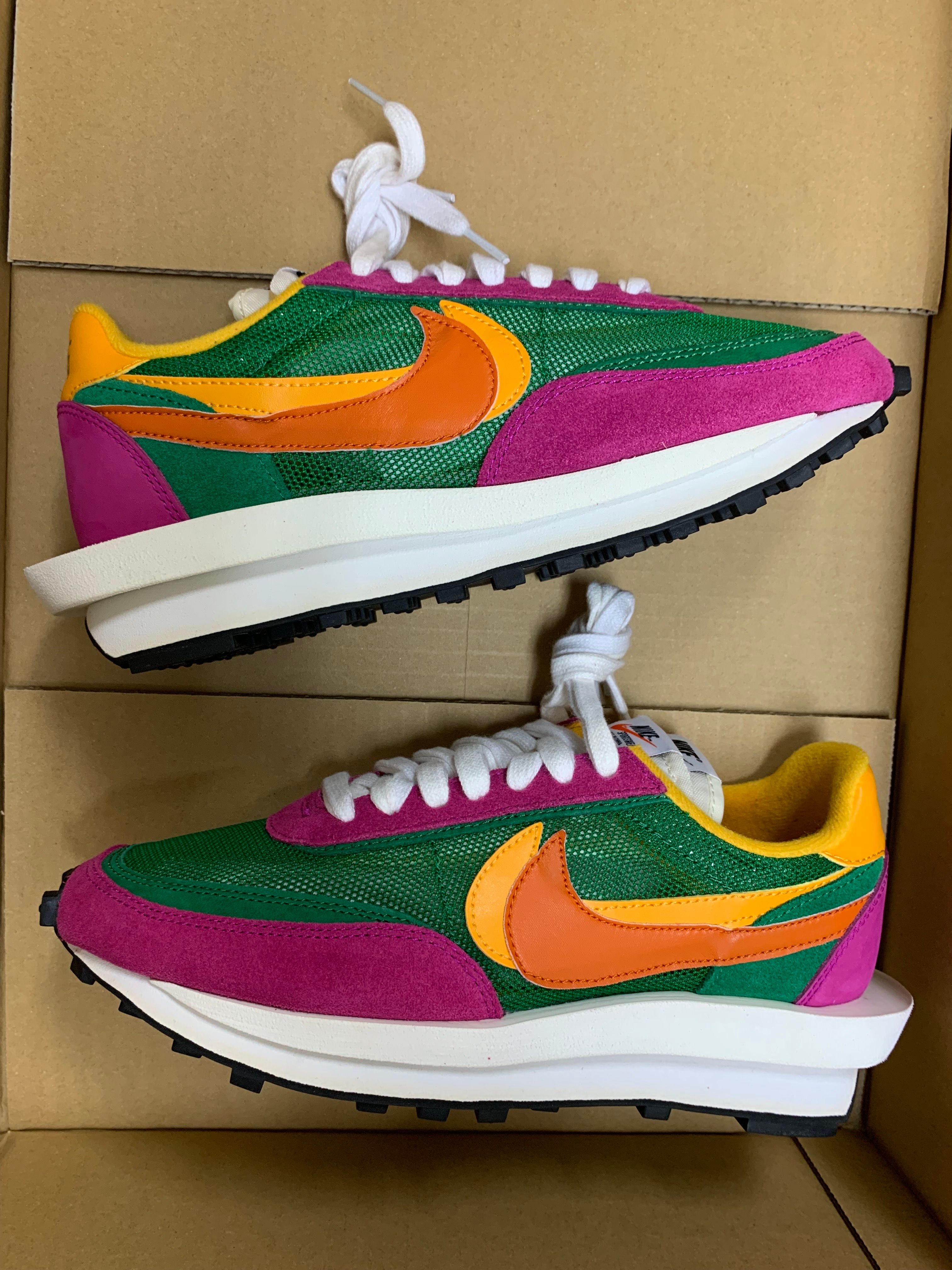 sacai × NIKE LDV WAFFLE "PINE GREEN"