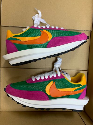 sacai × NIKE LDV WAFFLE "PINE GREEN"