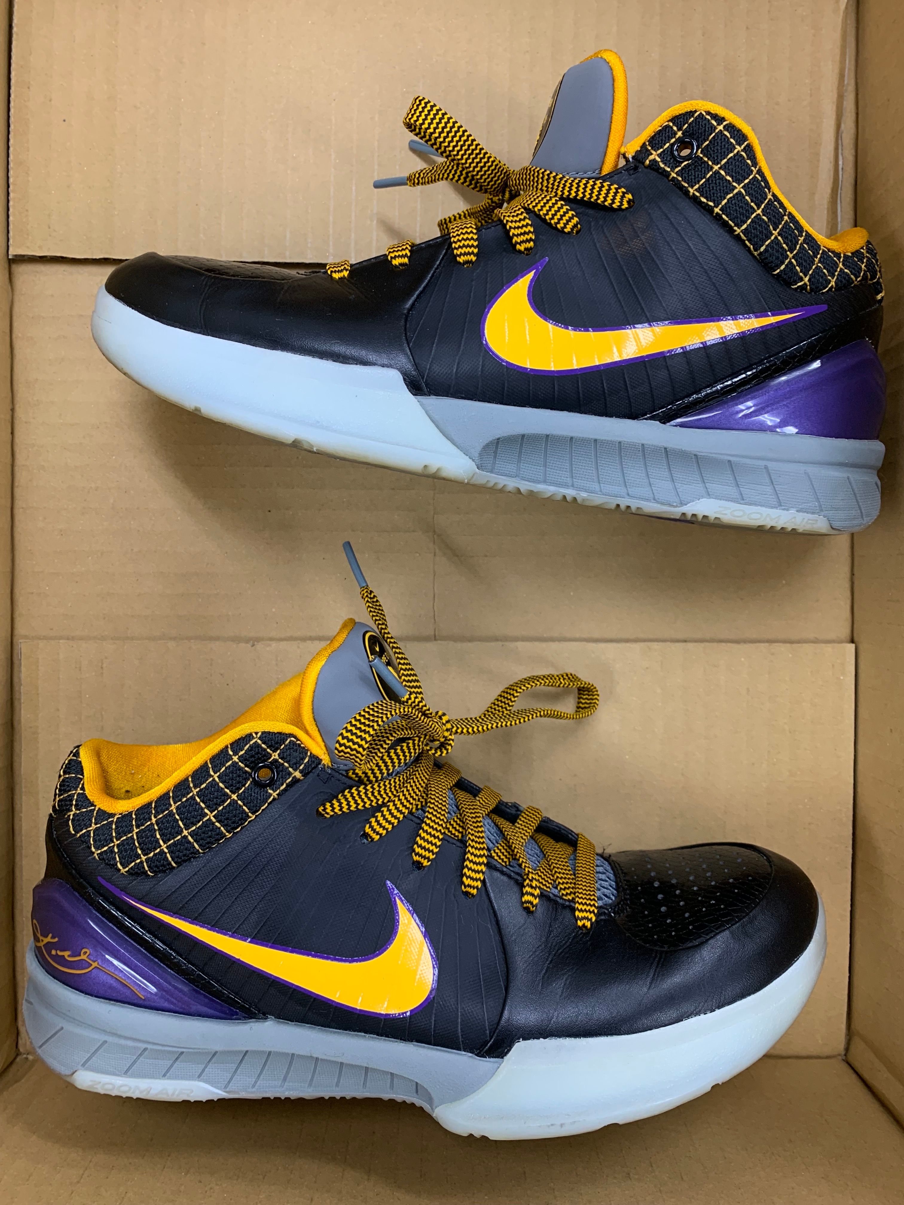 NIKE KOBE IV PROTRO "BLACK/DEL SOL"