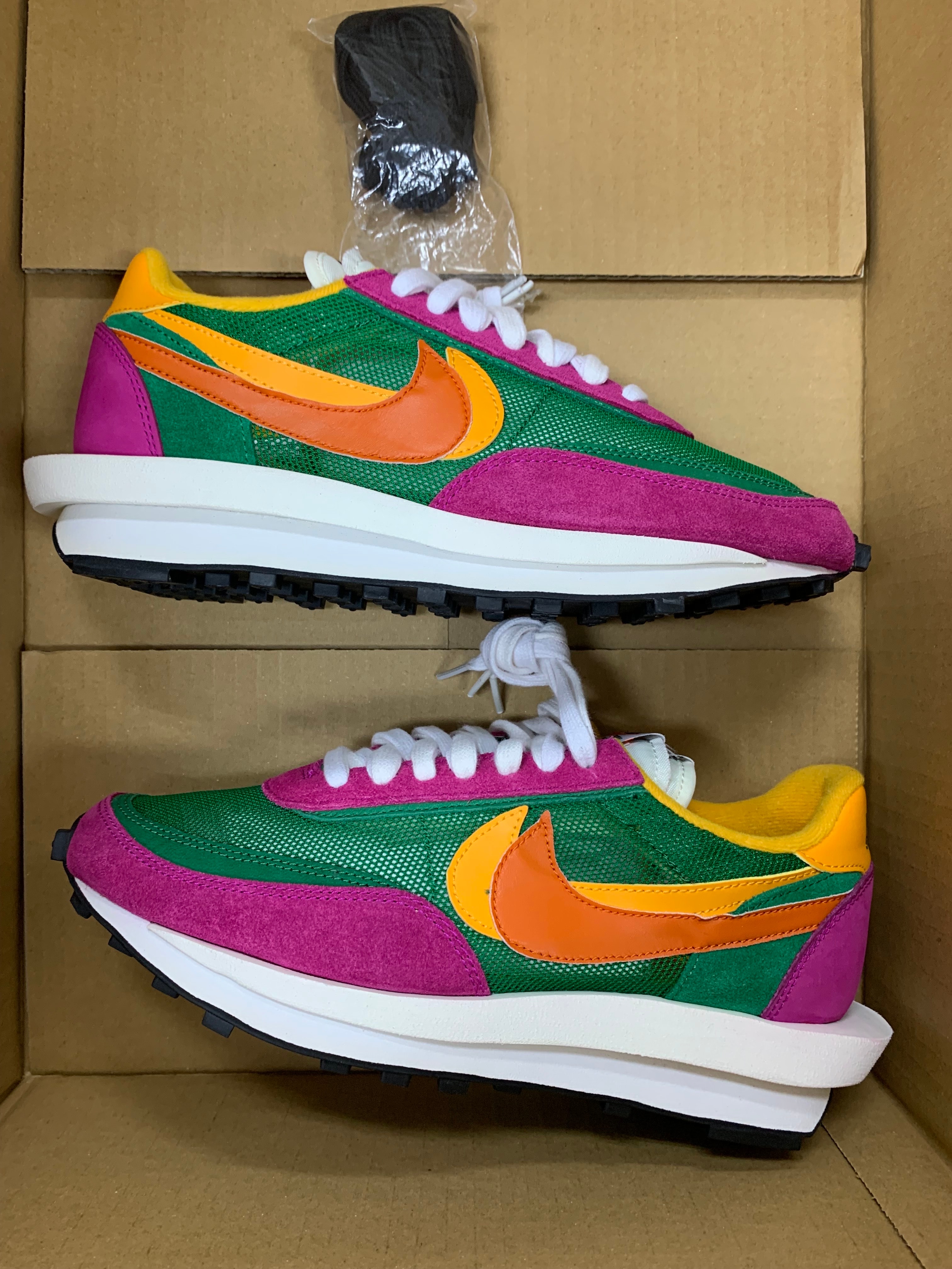 sacai × NIKE LDV WAFFLE "PINE GREEN"