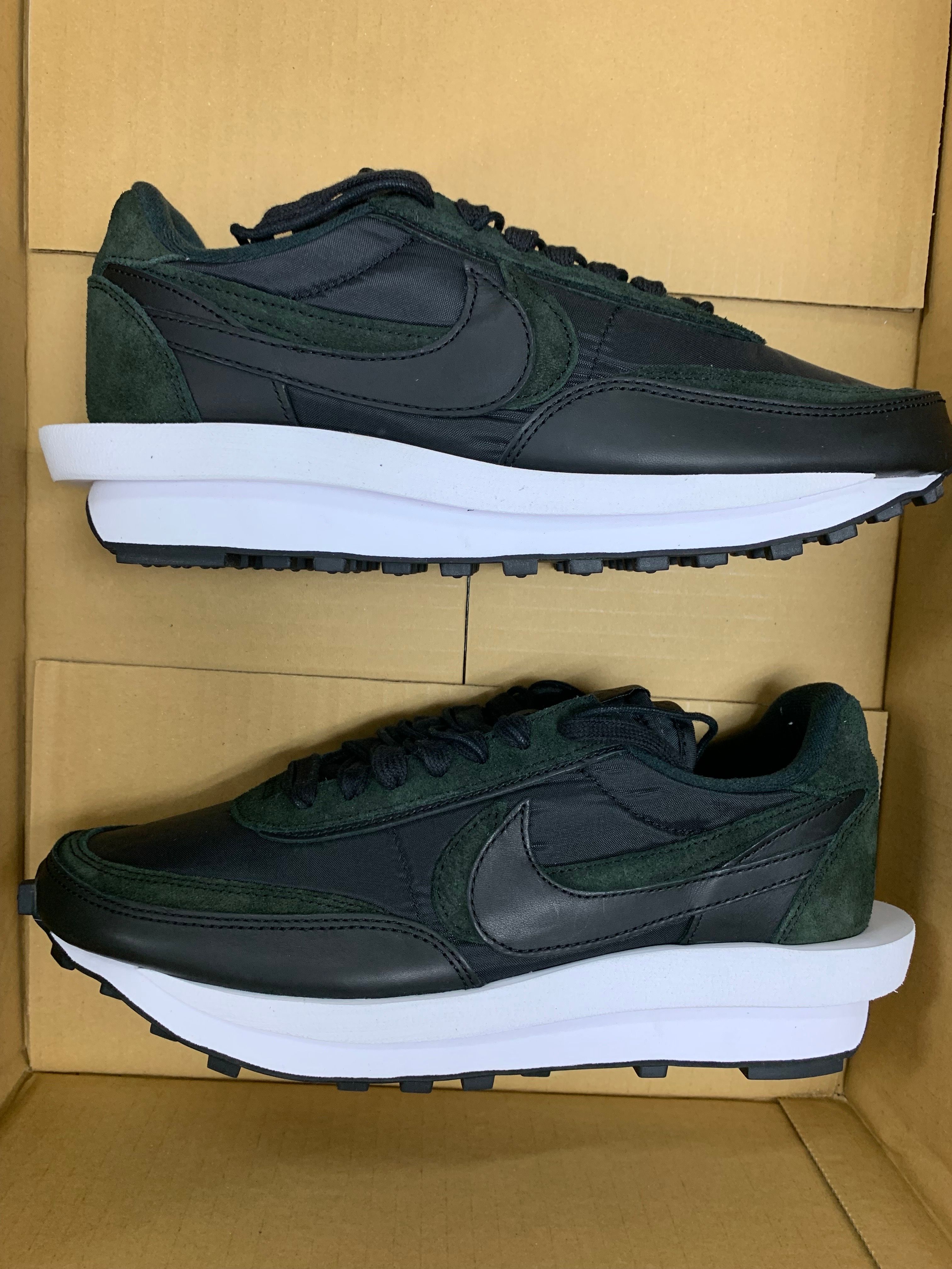sacai × Nike LDV Waffle "Triple Black"