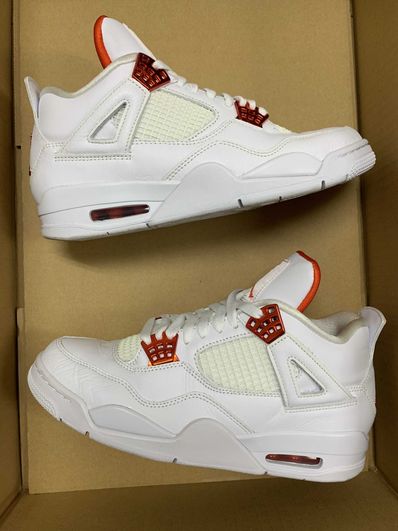 Nike Air Jordan 4 Retro "White/Team Orange"