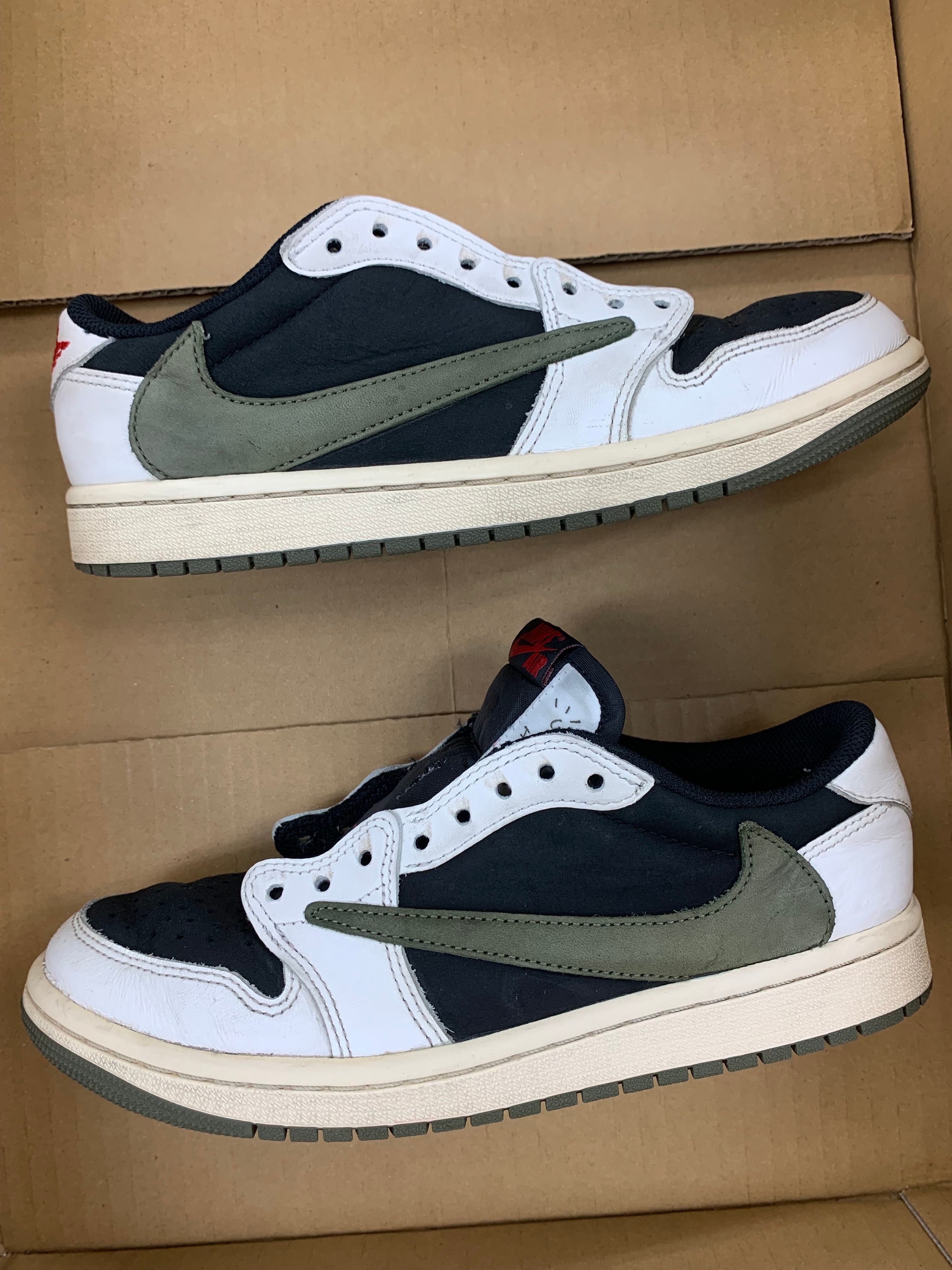 Travis Scott × Nike Women's Air Jordan 1 Low OG "Medium Olive"