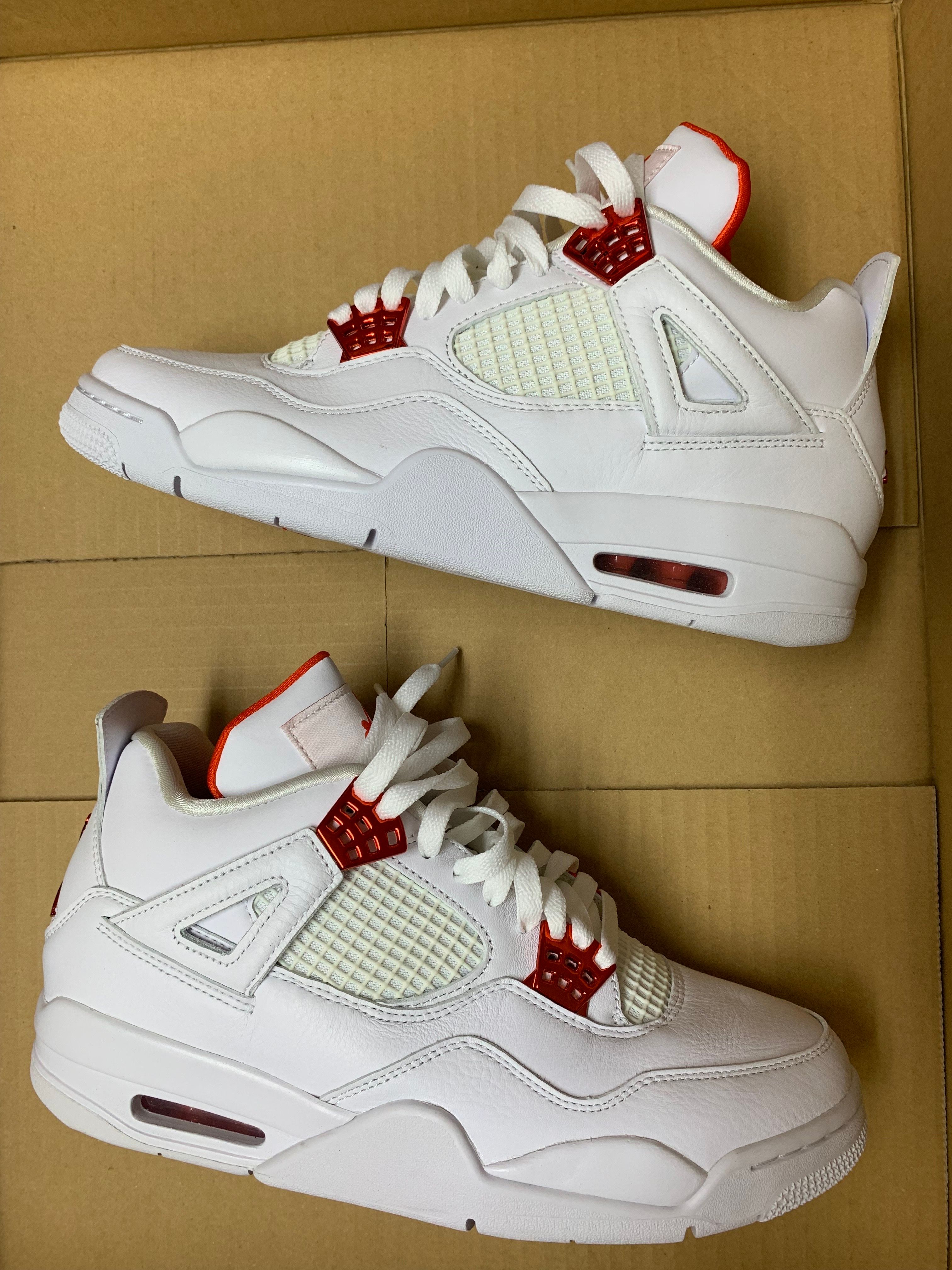 Nike Air Jordan 4 Retro "White/Team Orange"