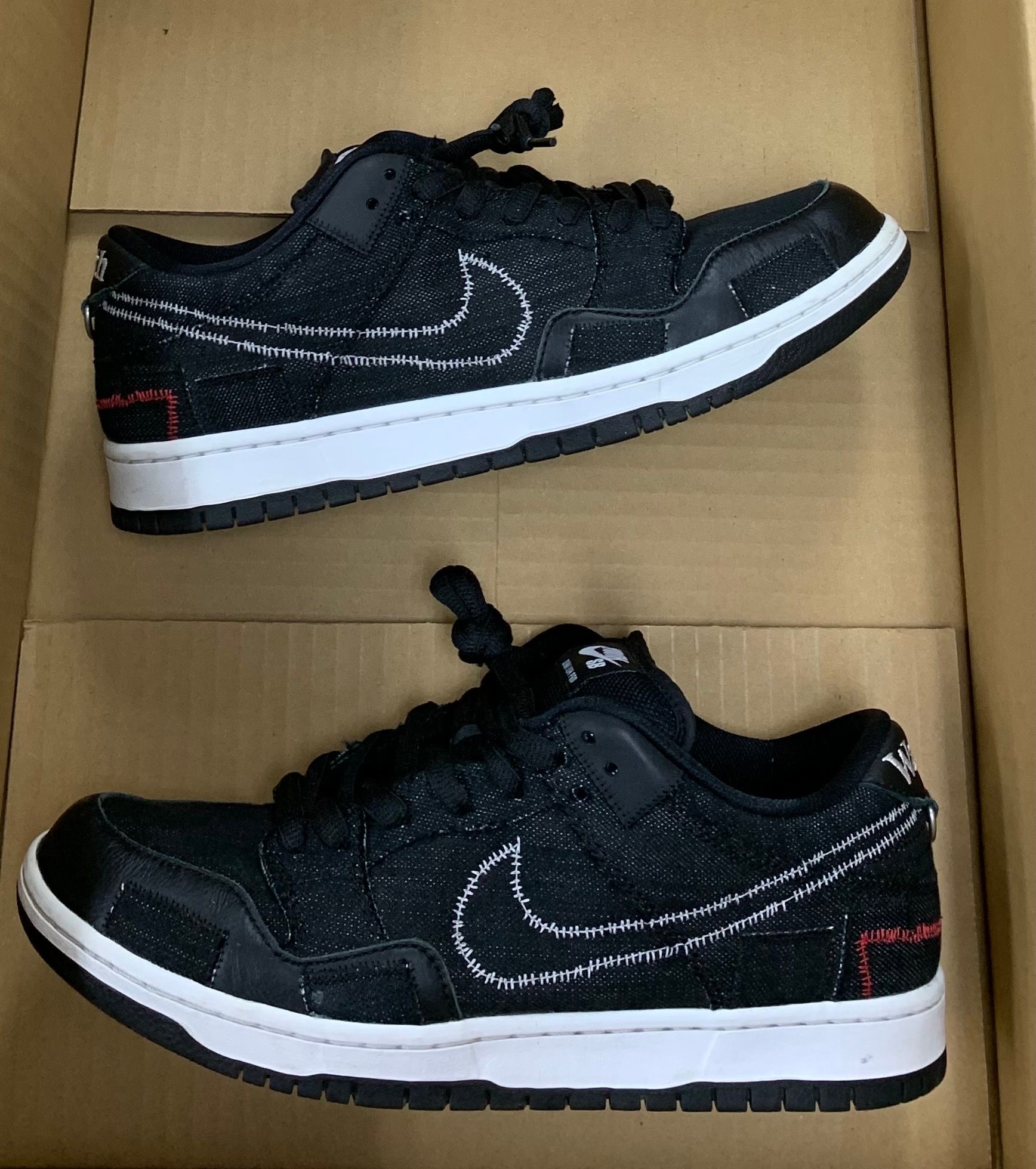 Wasted Youth × Nike SB Dunk Low "Black Denim" / VERDY