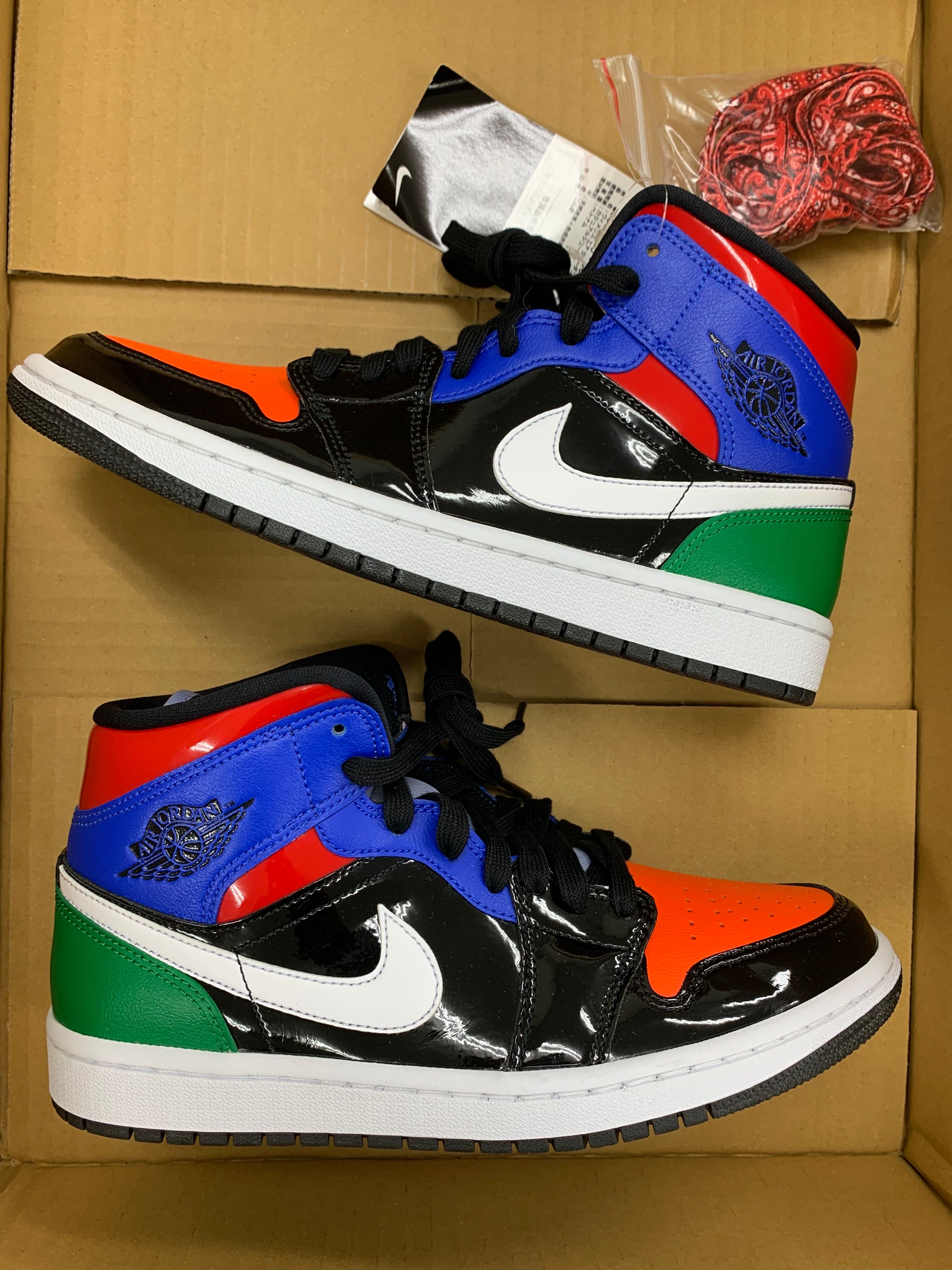 NIKE Women's AIR JORDAN 1 MID "PATENT BLEND"