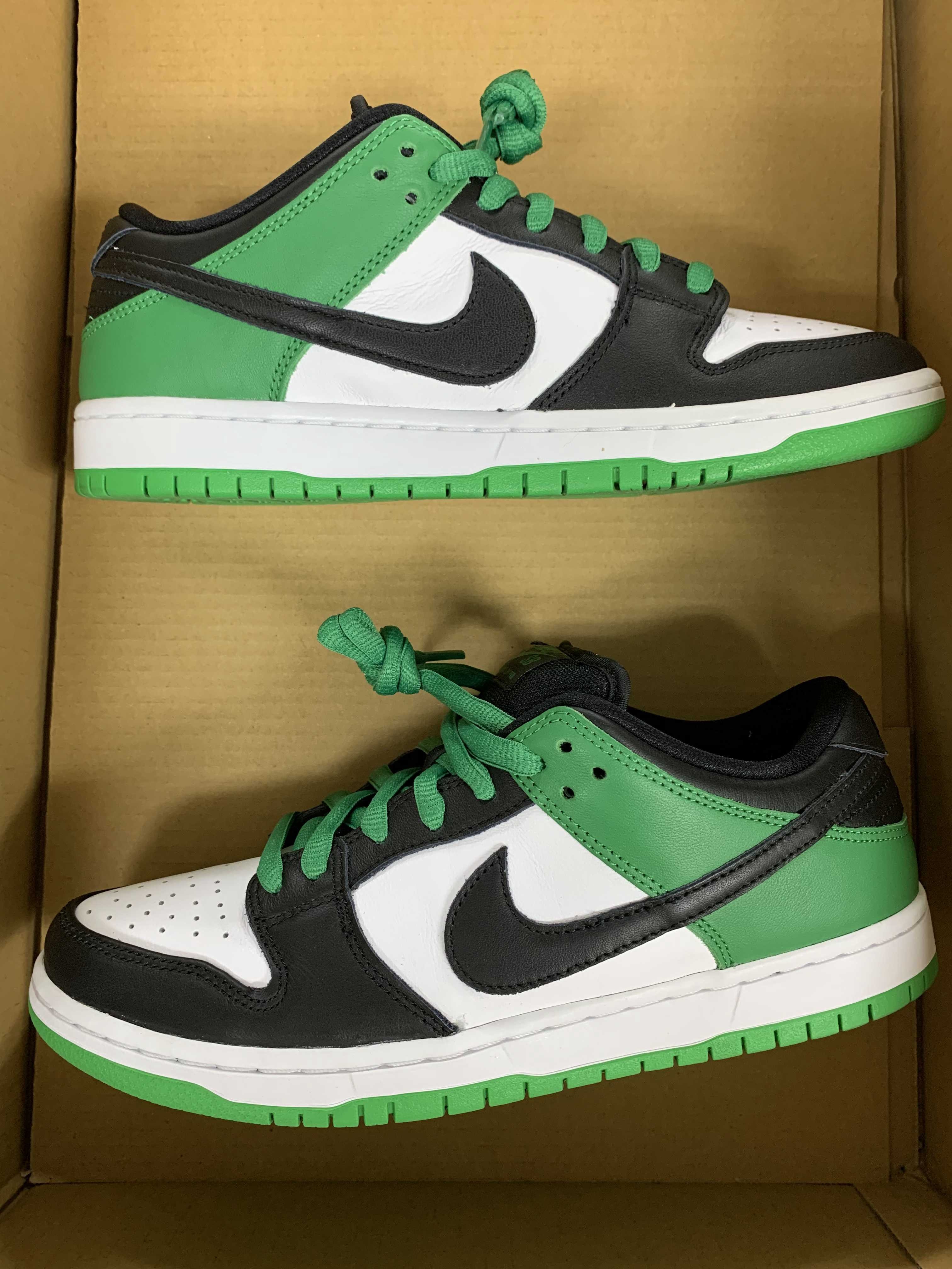 Nike SB Dunk Low Pro "Black and Classic Green"