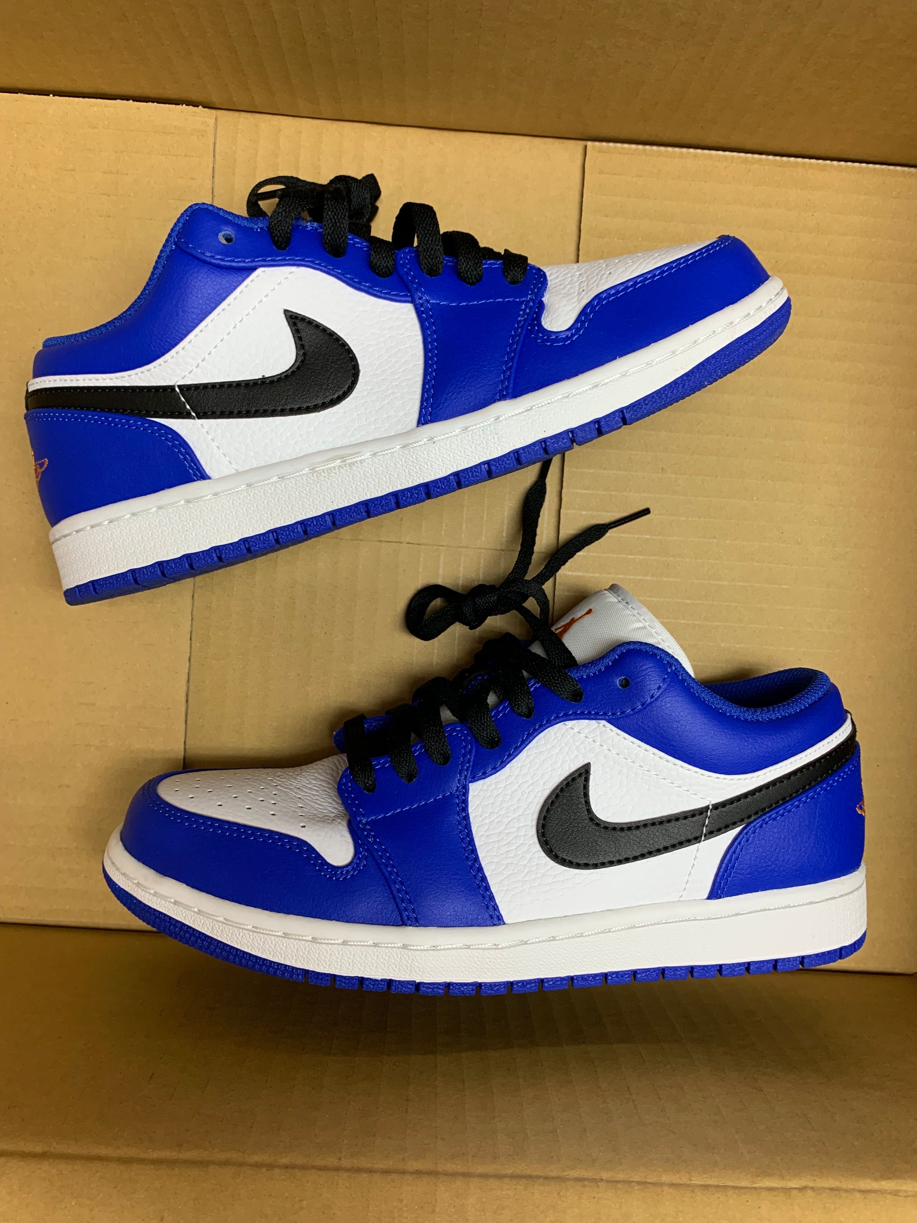 NIKE AIR JORDAN 1 LOW "WHITE/BLUE/ORANGE"