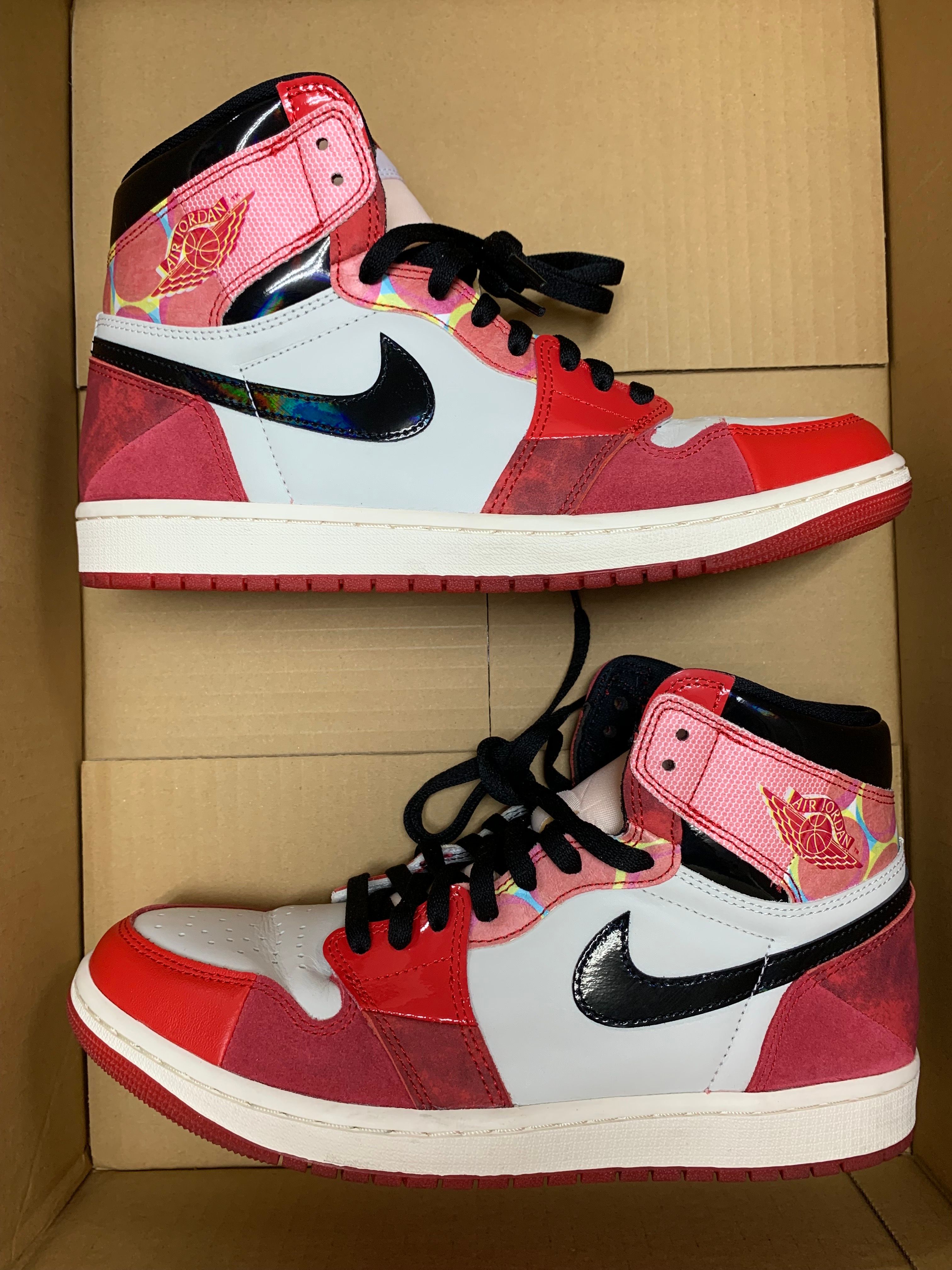Spider-Man × Nike Air Jordan 1 Retro High OG SP "Spider-Man: Across the Spider-Verse/University Red"