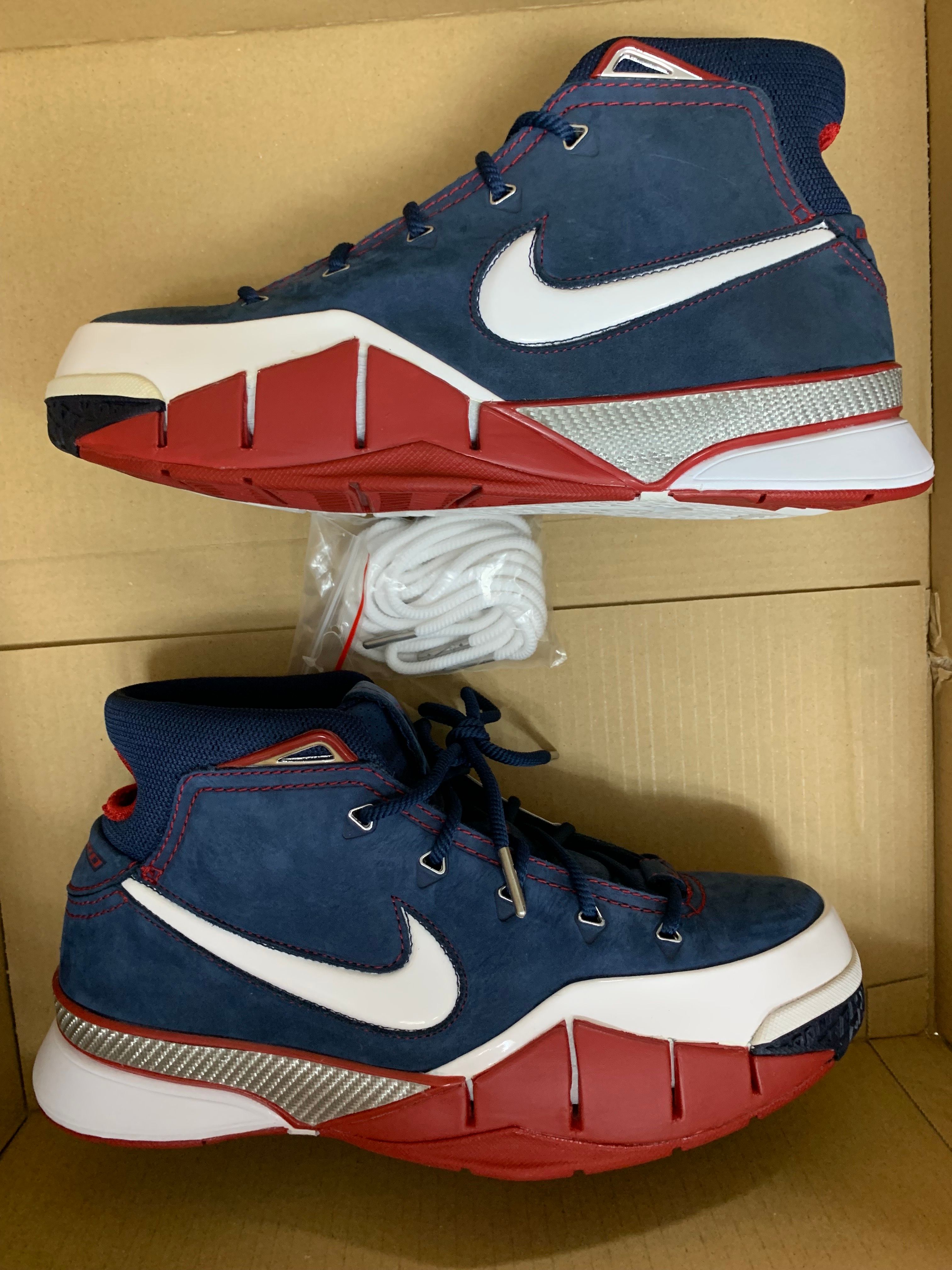 Nike Kobe 1 Protro USA "Midnight Navy/Varsity Red"
