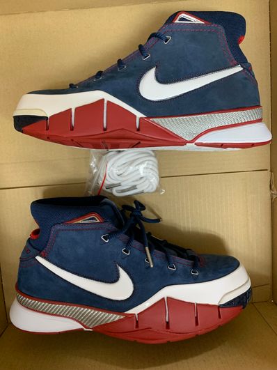 Nike Kobe 1 Protro USA "Midnight Navy/Varsity Red"