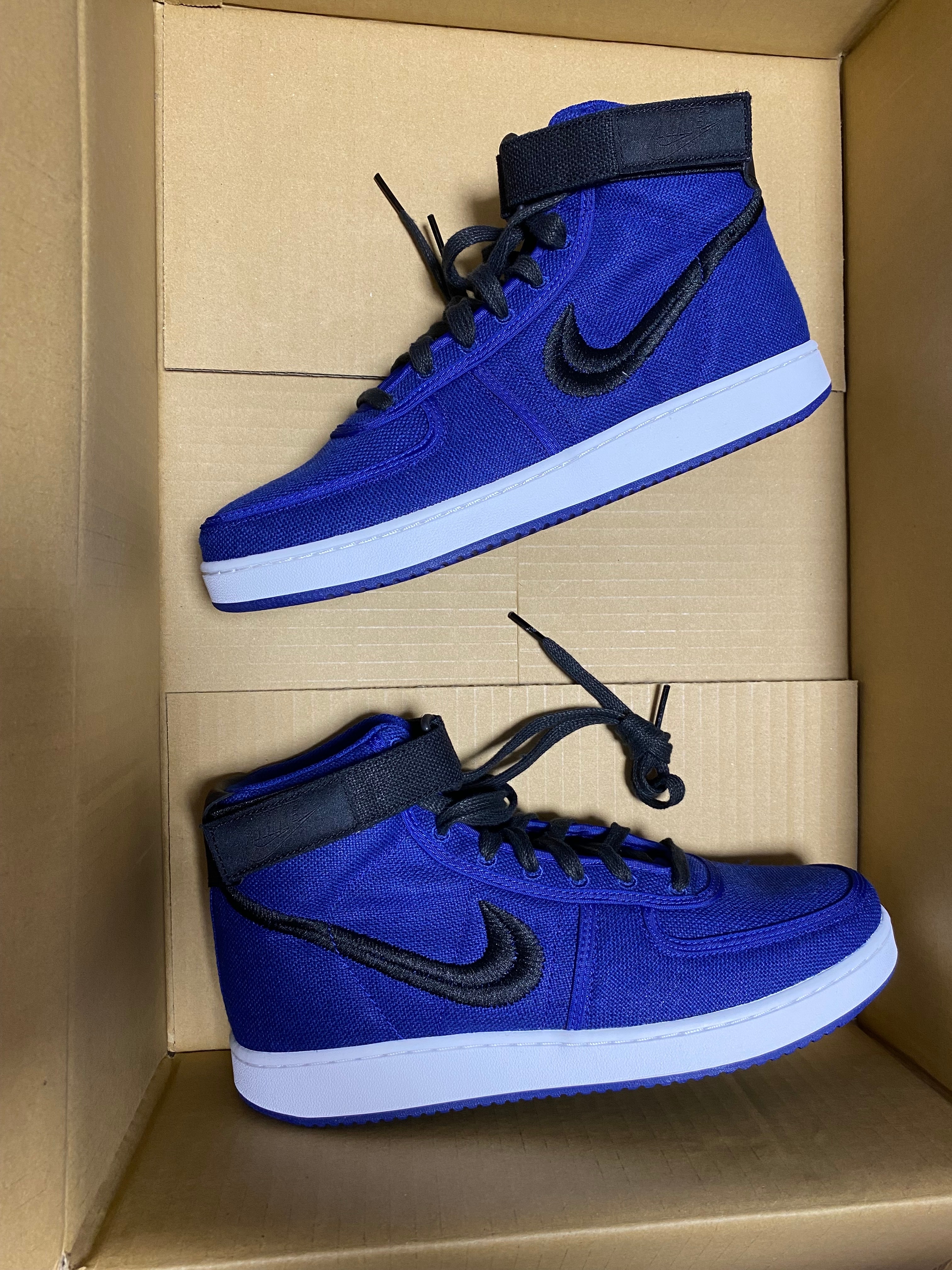 Stussy × Nike Vandal High "Deep Royal Blue"