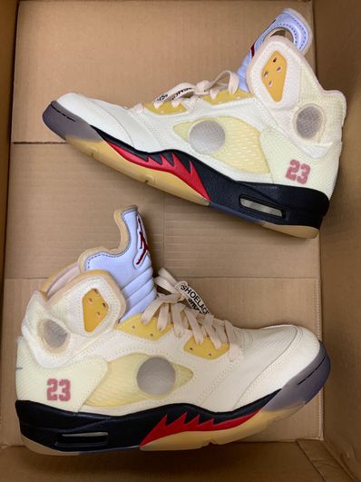 Off-White × Nike Air Jordan 5 "Sail"