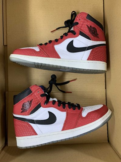 Spiderman × Nike Air Jordan 1 Origin Story "Gym Red/White/Photo Blue/Black"