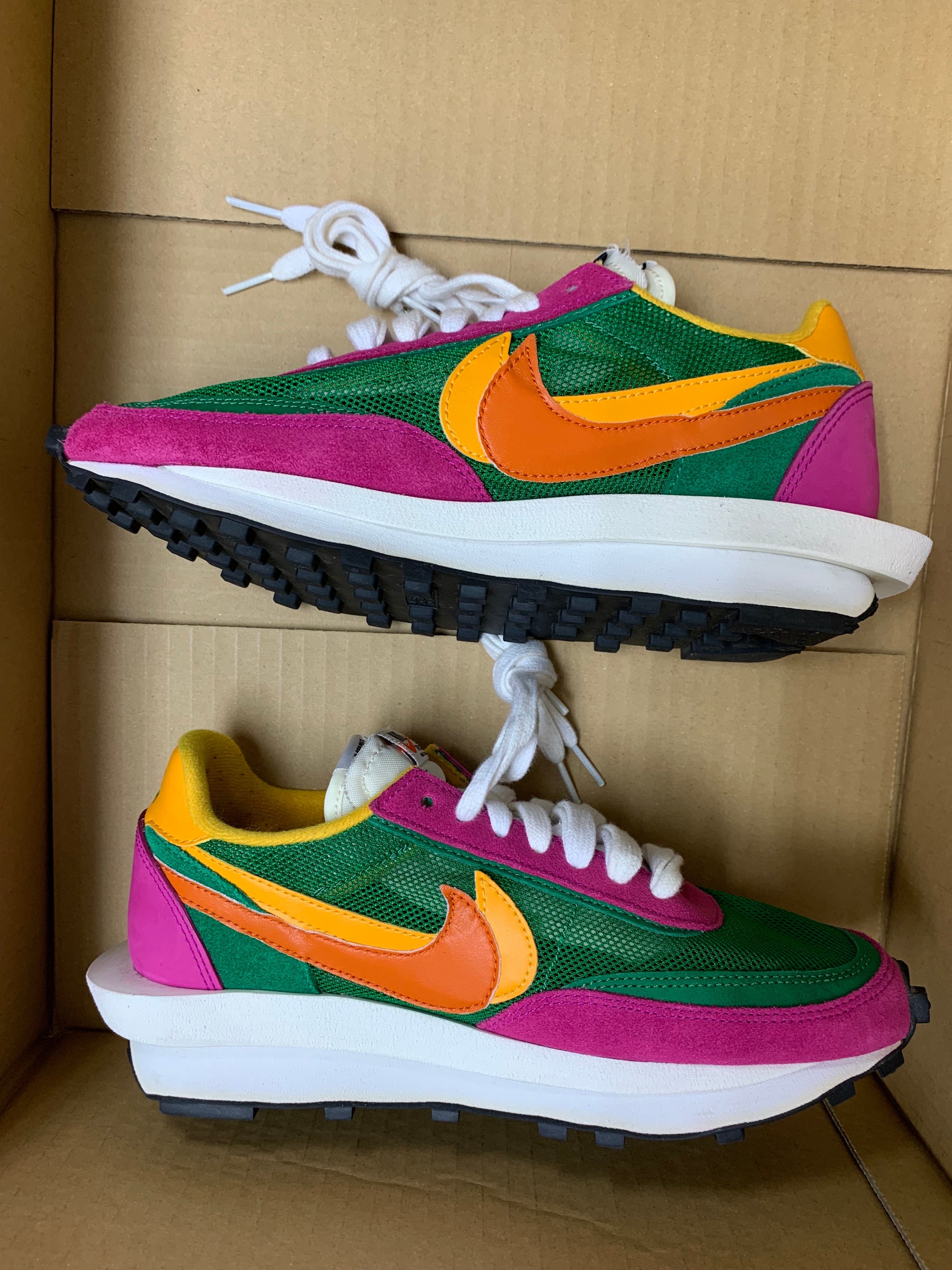 sacai × NIKE LDV WAFFLE "PINE GREEN"