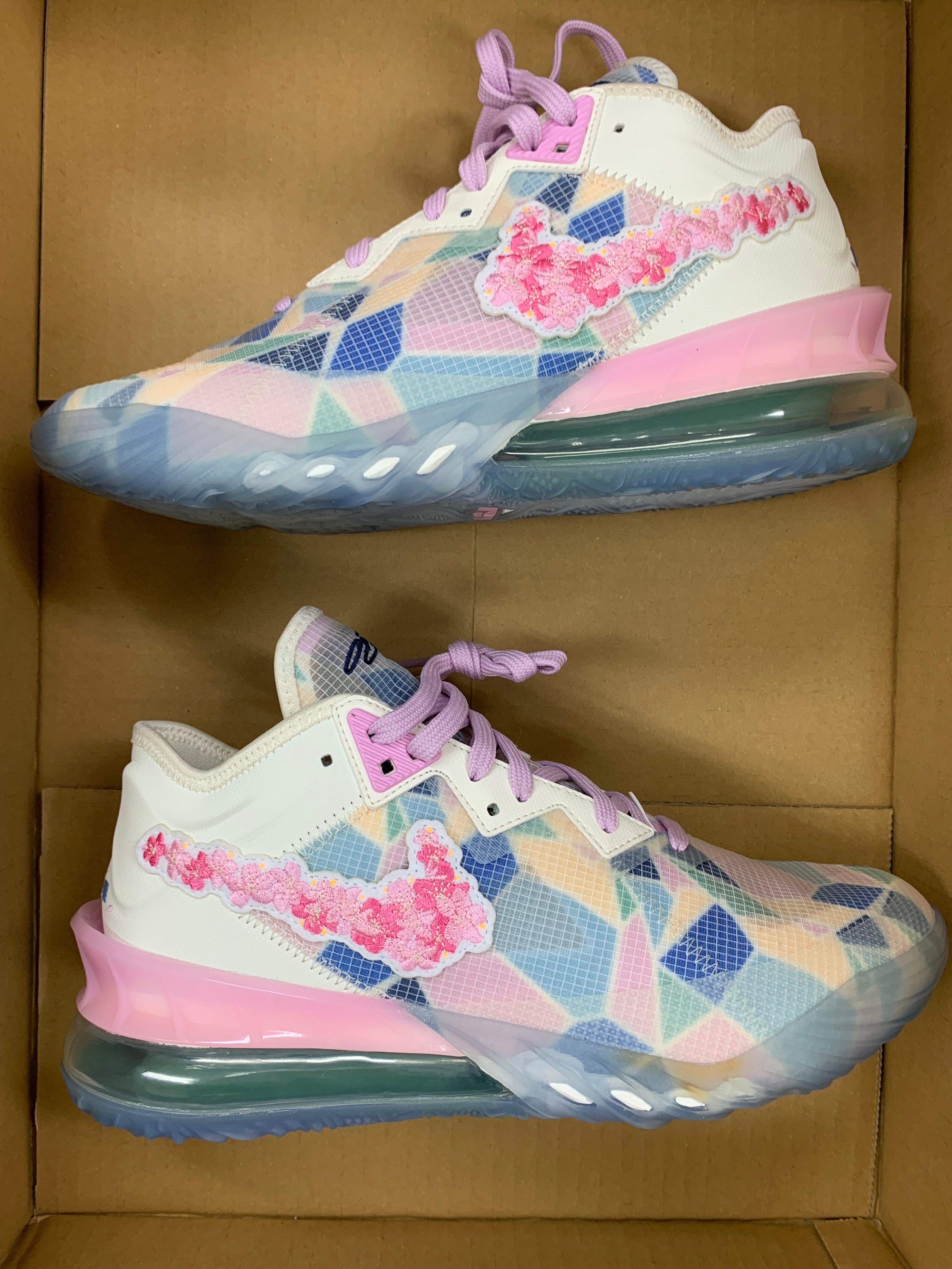 atmos × Nike LeBron 18 Low "Cherry Blossom"