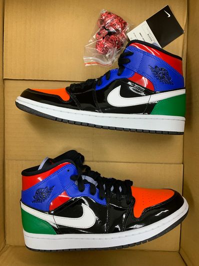 NIKE Women's AIR JORDAN 1 MID "PATENT BLEND"