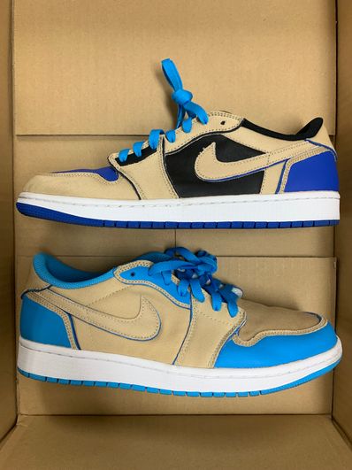 Nike SB Air Jordan 1 Low "Desert Ore/Royal Blue"