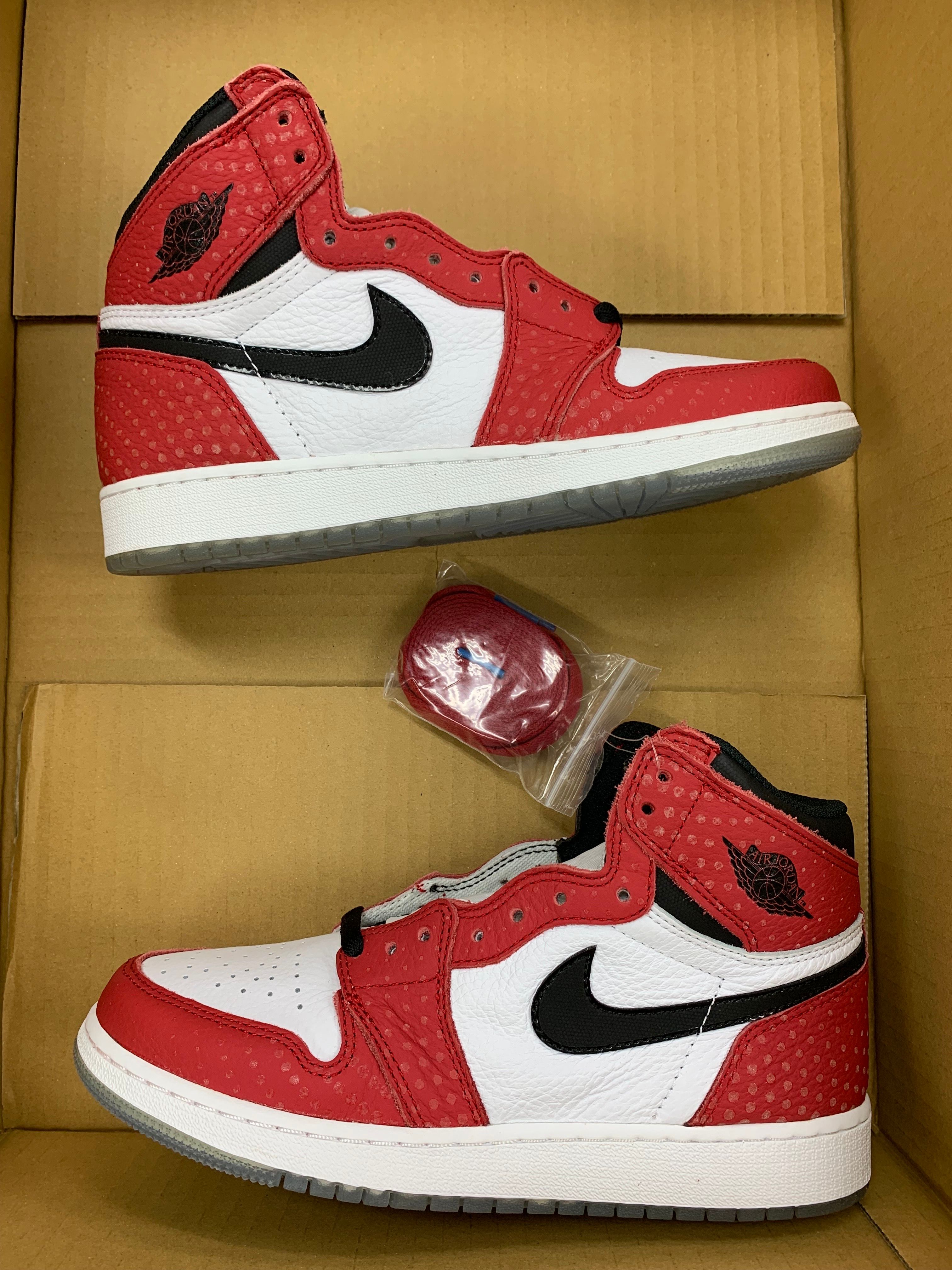 NIKE AIR JORDAN 1 RETRO HIGH SPIDER-MAN ORIGIN STORY (GS)