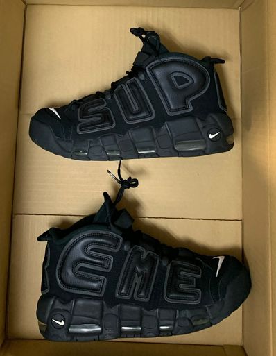 Supreme × Nike Air More Uptempo "Black"