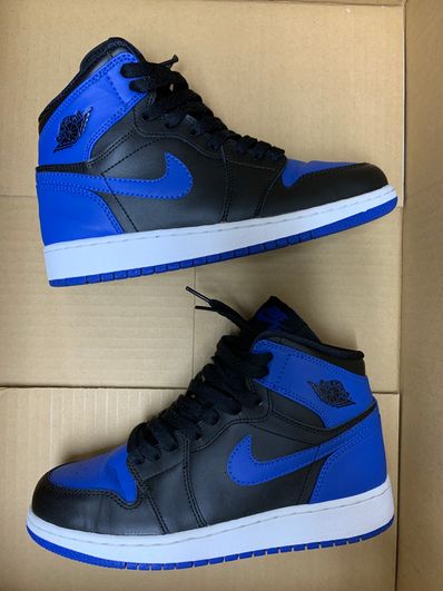Nike GS Air Jordan 1 Retro High OG "Black/Varsity Royal"(2013)