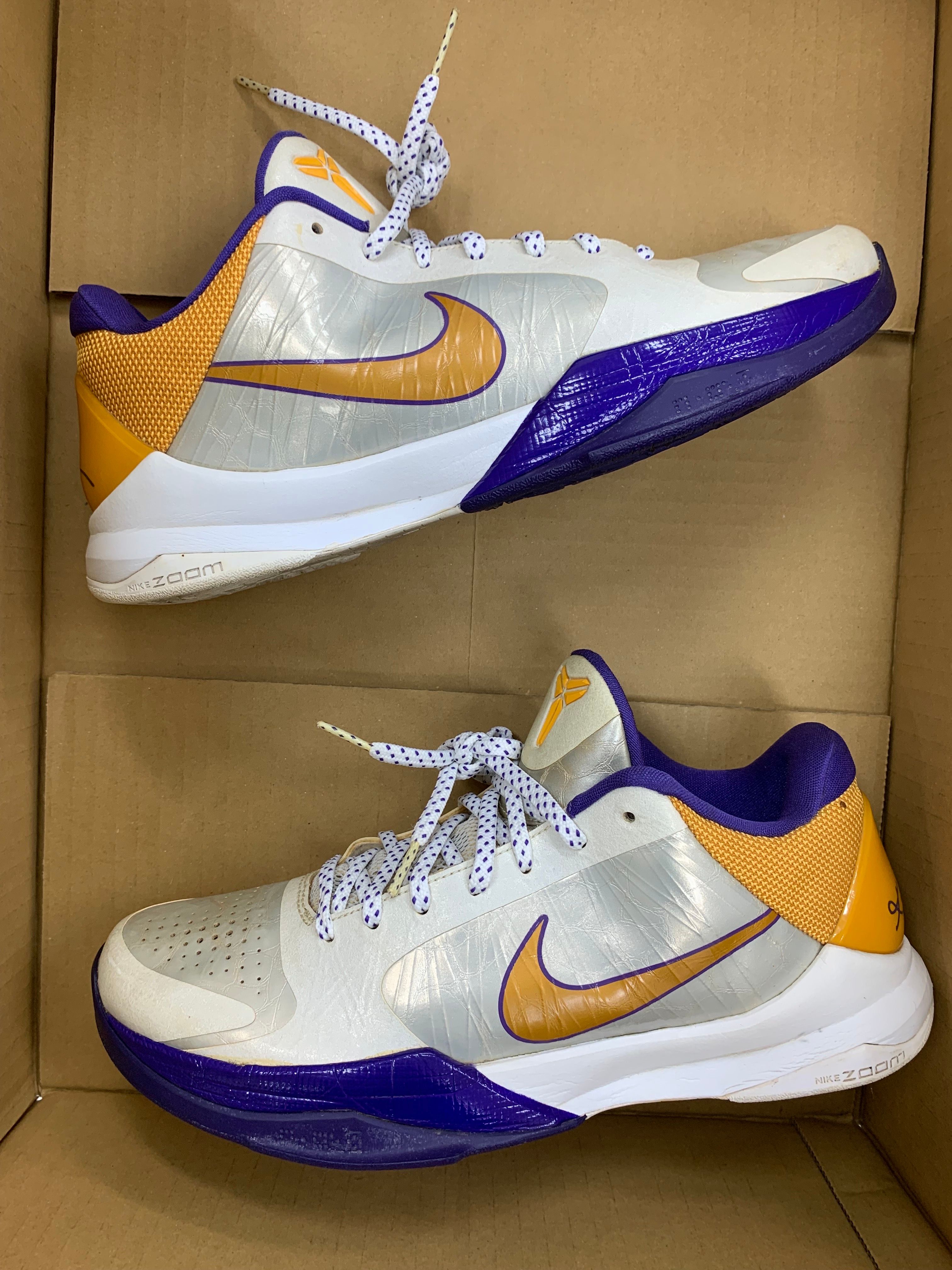 Nike Kobe 5 Protro "White/Purple/Yellow"