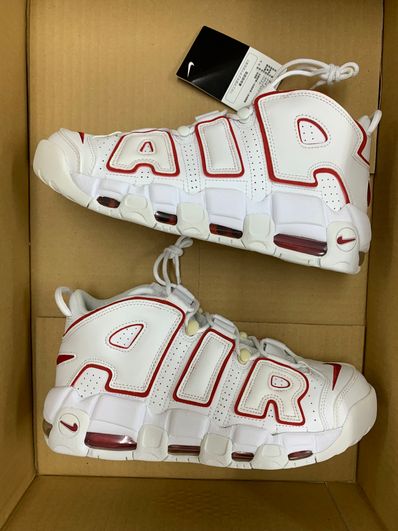 NIKE AIR MORE UPTEMPO "WHITE/VARSITY RED" (2021)