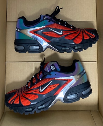 SKEPTA × NIKE AIR MAX TAILWIND V "BLACK/CHROME RED"