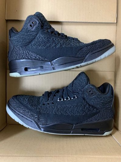 Nike Air Jordan 3 Retro Flyknit "Black"