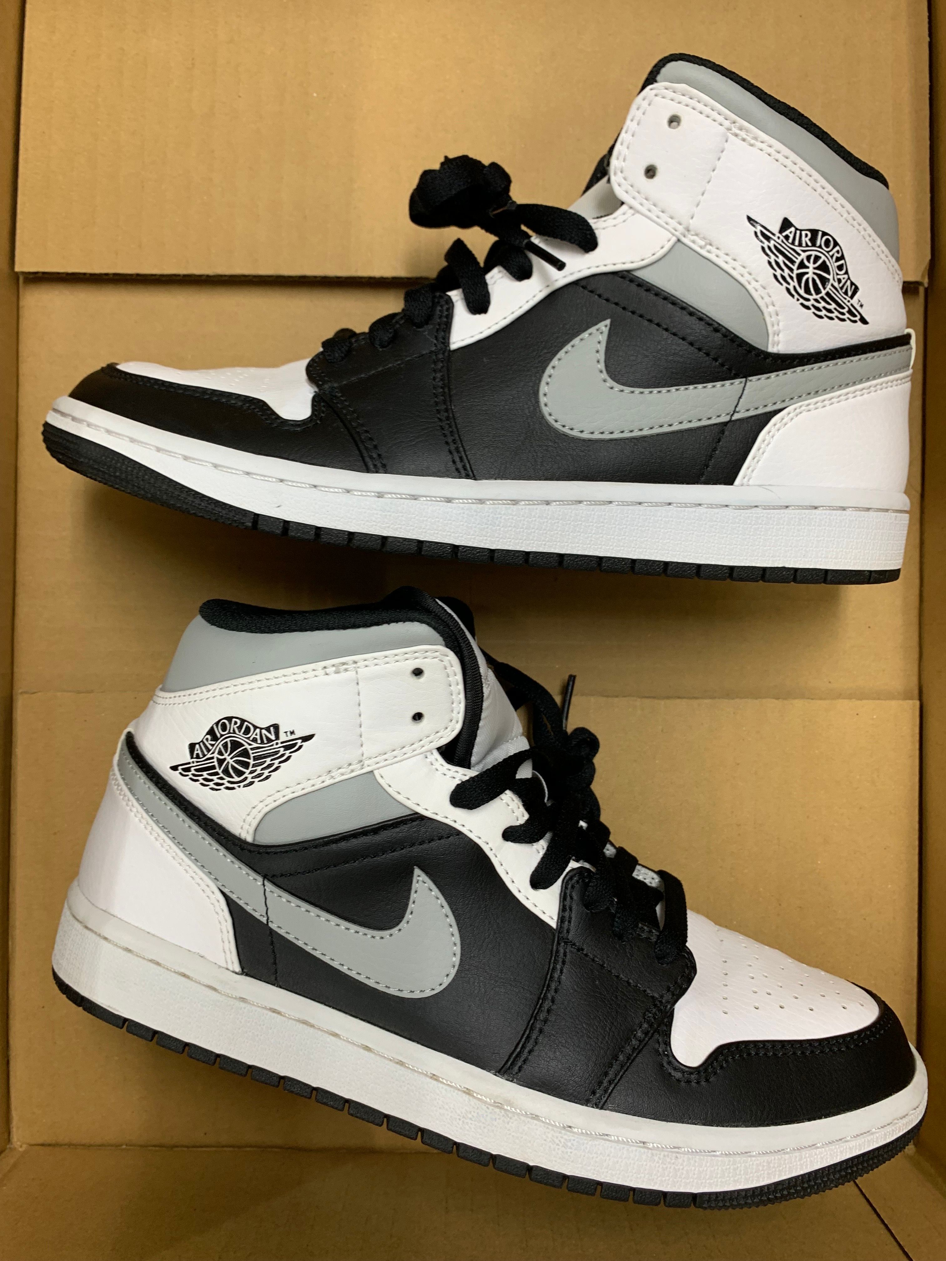 NIKE AIR JORDAN 1 MID "WHITE SHADOW"