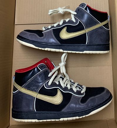 Nike SB Dunk High Marshall Amps "Black/Metallic Gold"