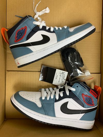 FACETASM × Nike Air Jordan 1 Mid "White/Navy"