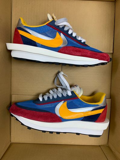 sacai × Nike LDV Waffle "Red/Blue"