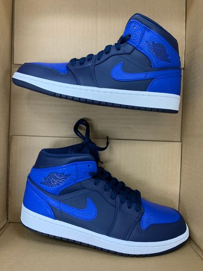 Nike Air Jordan 1 Mid "Obsidian Game Royal"