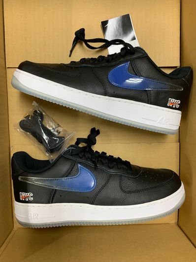 KITH × Nike Air Force 1 Low New York Knicks "Black/Brilliant Orange/Rush/Brilliant White"