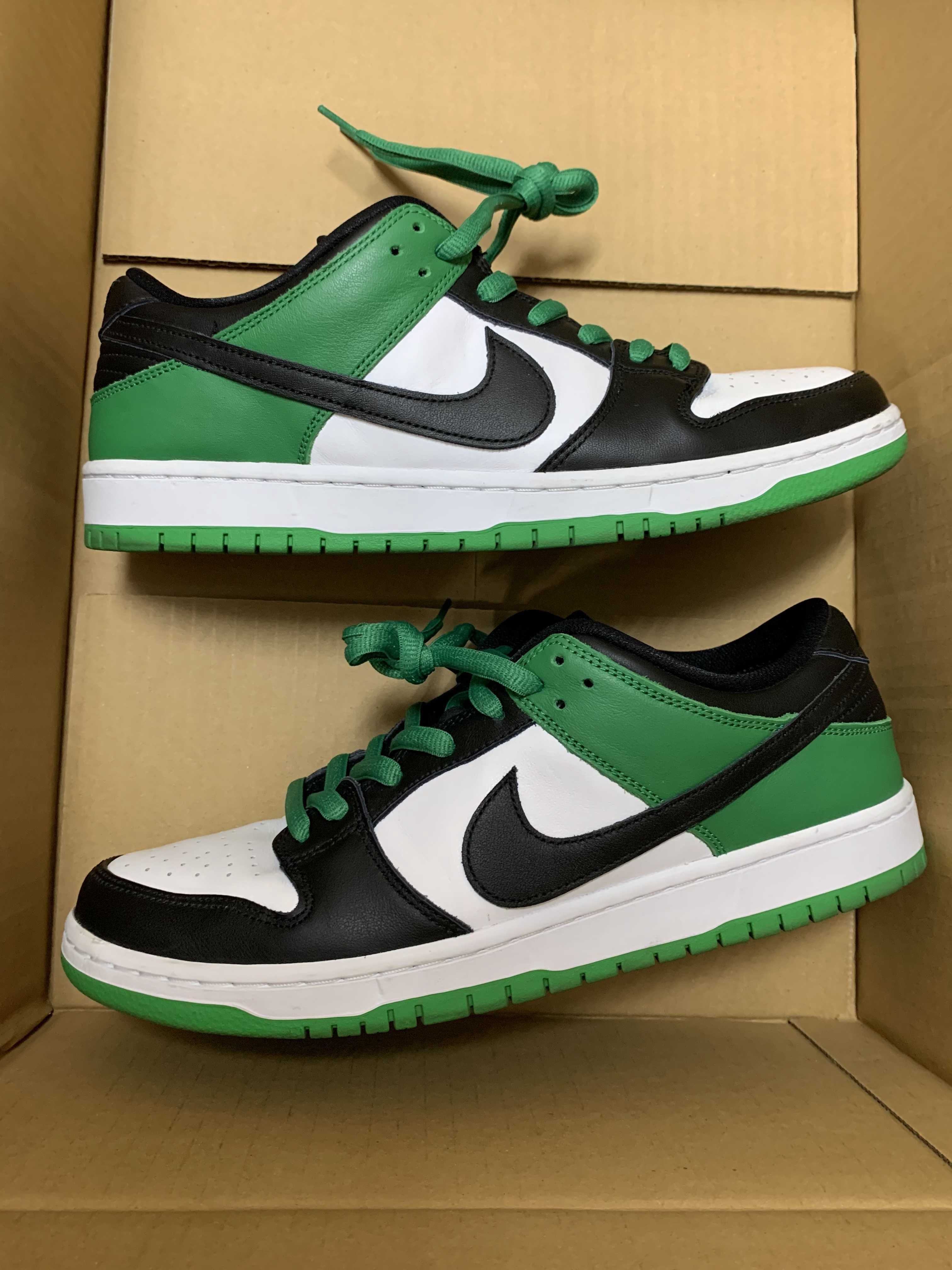Nike SB Dunk Low Pro "Black and Classic Green"