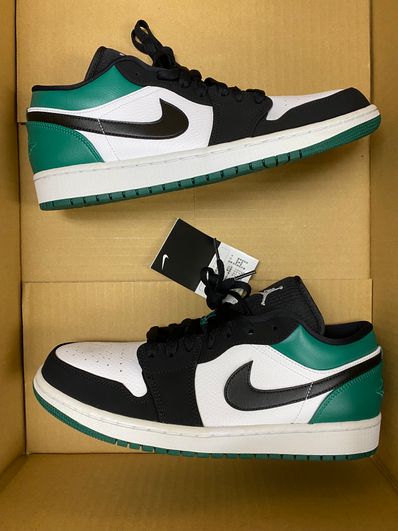 Nike Air Jordan 1 Low "White Black Mystic Green"